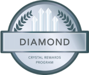 Diamond crystal awards program logo
